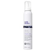 MILK_SHAKE Silver Shine Wipped Cream Kondicionuojančios Putos Plaukų Struktūrai Su Mėlynių Pigmentu, 200 ml+10 ml MILK_SHAKE kosmetika plaukams